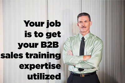 Your-job-is-to-get-your-B2B-sales-training-expertise-utilized