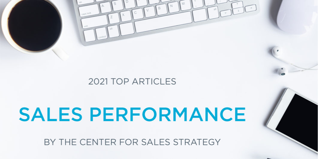 Top Articles of 2021: Sales Performance