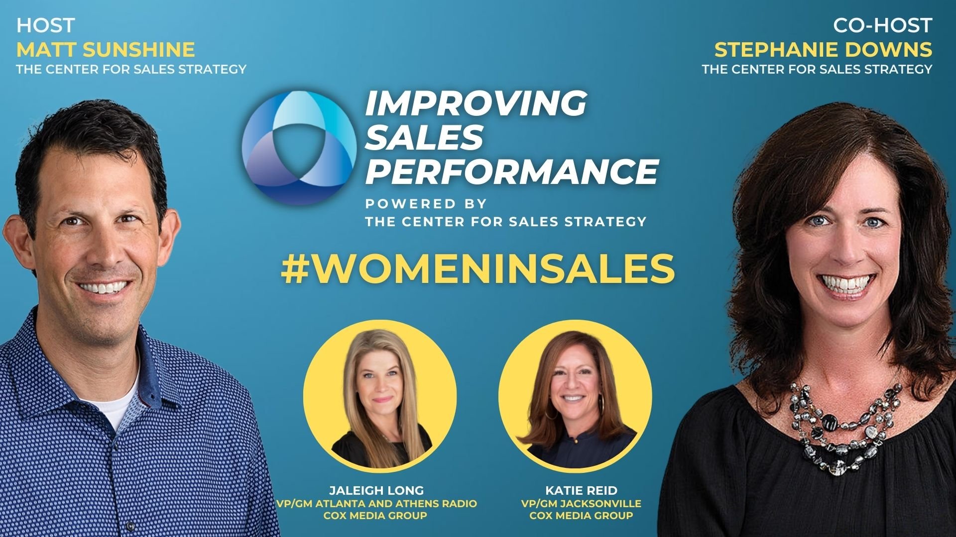#WomenInSales Month with Guests Jaleigh Long and Katie Reid