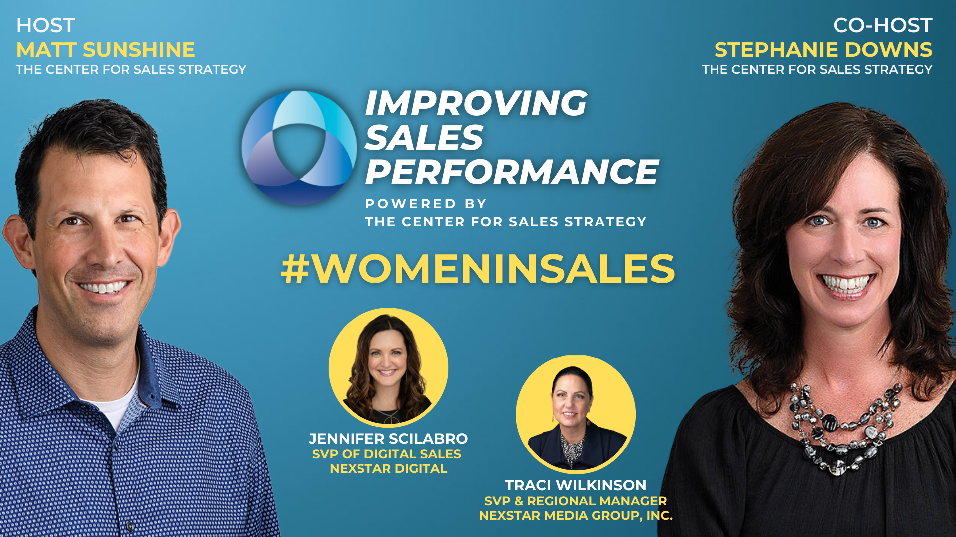 Celebrating Women In Sales Month with Guests Jenn Scilabro and Tracy Wilkinson