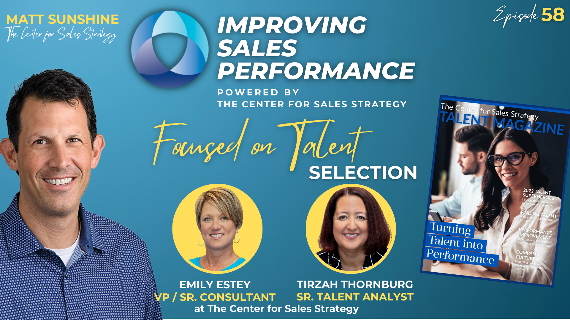Focused on Talent: Selection with Emily Estey and Tirzah Thornburg
