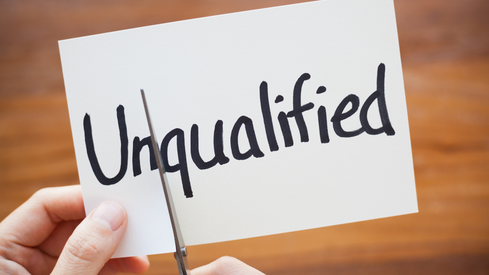 Was the Prospect Unqualified? Or Was the Salesperson Unqualified?